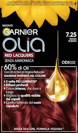 Colorazione permanente Rosso Rubino 7.25 GARNIER olia