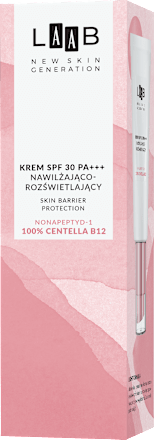Krem nawilżająco-rozświetlający SPF 30 PA+++ Centella B12 Skin Barrier Protection LAAB AA