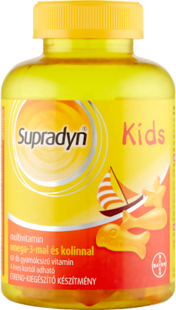Multivitamin gyerekeknek omega-3-al és kolinnal Supradyn