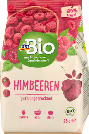 Mrazom sušené maliny dmBio