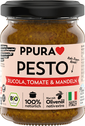 Pesto, Rucola, Tomate & Mandeln PPURA