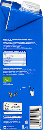 Pflanzendrink Not M*lk and so yummy dmBio