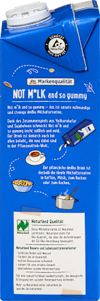 Pflanzendrink Not M*lk and so yummy dmBio