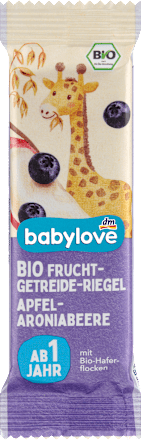 Batonik owocowy Bio jabłko aronia od 1 roku babylove