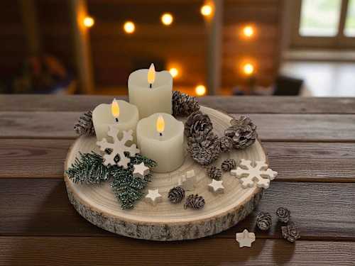 Zapfen & Holzstreu im Netzbeutel Dekorieren & Einrichten