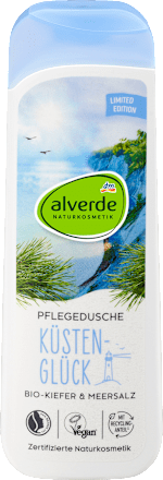 Ápoló tusfürdő Küstenglück, bio fenyőkivonattal és tengeri sóval alverde NATURKOSMETIK