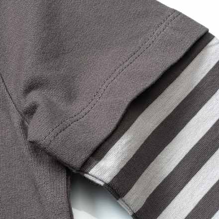 Langarmshirt mit Bagger-Applikation, grau, Gr. 110  ALANA