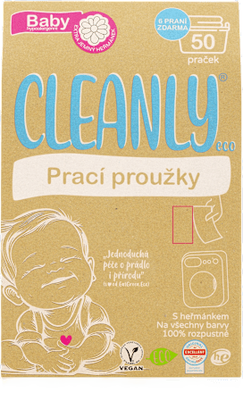 prací proužky Baby CLEANLY eco