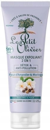 Mască exfoliantă 2 în 1 detox & antipoluare Le Petit Olivier