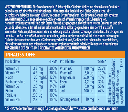 Bion3 Energy Tabletten 30 St Bion3