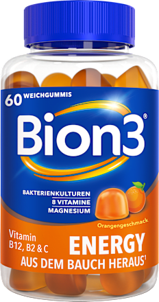 Bion3 Energy Weichgummis, Orangengeschmack 60 St Bion3