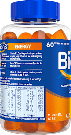 Bion3 Energy Weichgummis, Orangengeschmack 60 St Bion3
