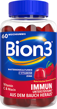 Bion3 Immun Weichgummis, rote Früchte Geschmack 60 St Bion3