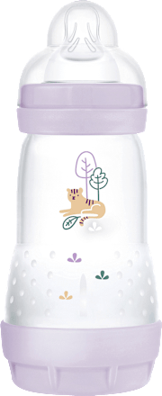 Babyflasche Easy Start Anti-Colic, lila, von Geburt an, 260 ml mam