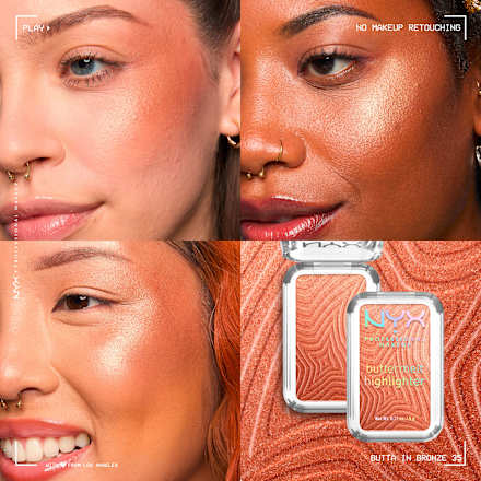 Highlighter Buttermelt Butta In Bronze 35 NYX PROFESSIONAL MAKEUP