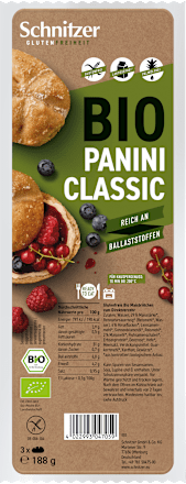 SchnitzerAufbackbrötchen, Panini Classic (3 Stück), 188 g