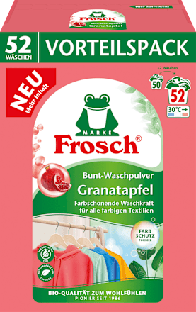 Colorwaschpulver Granatapfel  Frosch