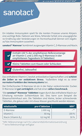 Mannose Plus Tabletten sanotact