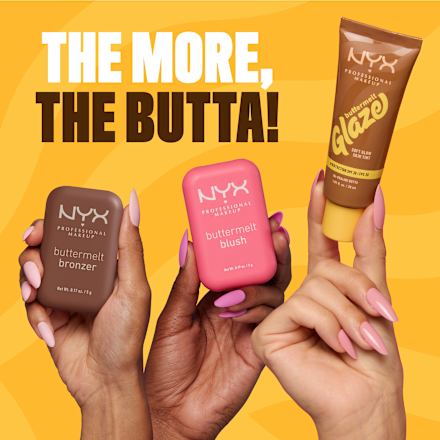 Foundation Buttermelt Glaze mit LSF 30, 08 Nutmeg Butta NYX PROFESSIONAL MAKEUP