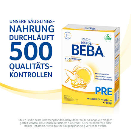 Anfangsmilch Pre von Geburt an Nestlé BEBA
