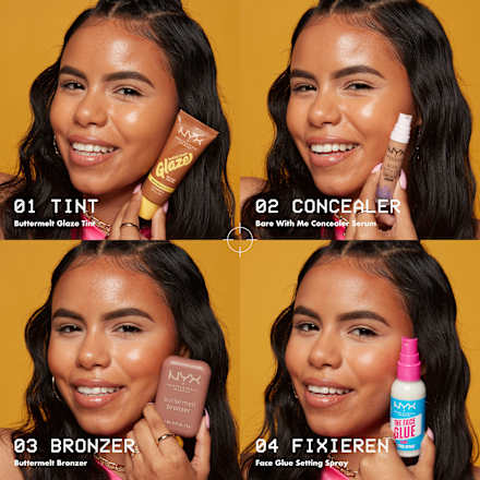 Foundation Buttermelt Glaze mit LSF 30, 09 Hazelnut Butta NYX PROFESSIONAL MAKEUP