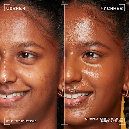 Foundation Buttermelt Glaze mit LSF 30, 07 Toffee Butta NYX PROFESSIONAL MAKEUP