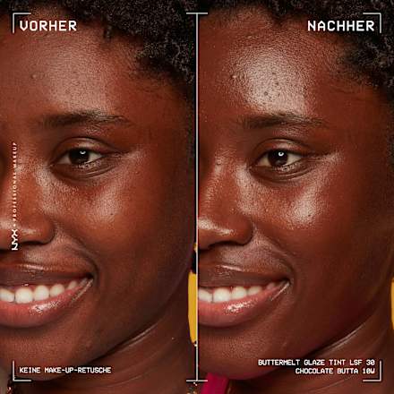 Foundation Buttermelt Glaze mit LSF 30, 10 Chocolate Butta NYX PROFESSIONAL MAKEUP
