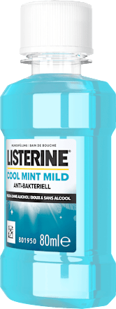 Mundspülung Cool Mint Mild, Reisegröße Listerine