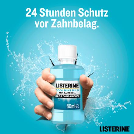 Mundspülung Cool Mint Mild, Reisegröße Listerine