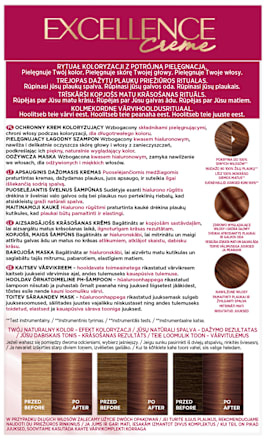 Farba do włosów 6.41 Jasny Bursztynowy Brąz L'ORÉAL PARiS EXCELLENCE Creme