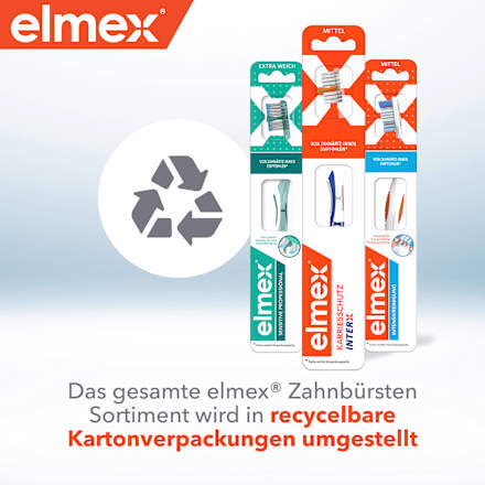 Zahnbürste Karriesschutz interX mittel elmex