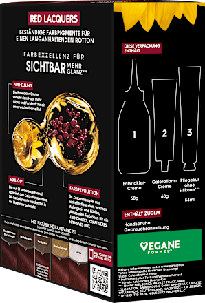 Haarfarbe 5.52 Glänzendes Weinrot GARNIER olia