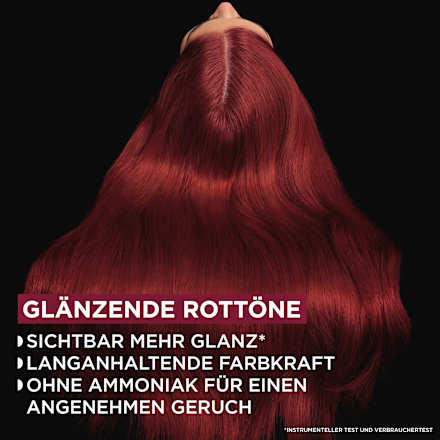Haarfarbe 5.52 Glänzendes Weinrot GARNIER olia