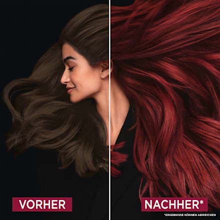 Haarfarbe 5.52 Glänzendes Weinrot GARNIER olia