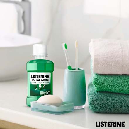 Mundspülung Total Care Zahnfleischschutz, Reisegröße Listerine