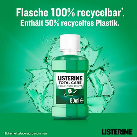 Mundspülung Total Care Zahnfleischschutz, Reisegröße Listerine