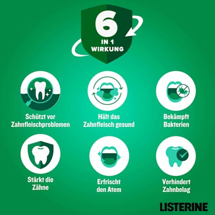 Mundspülung Total Care Zahnfleischschutz, Reisegröße Listerine