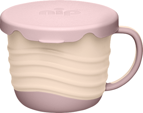 Snackbox 2in1 rosa/beige Nip