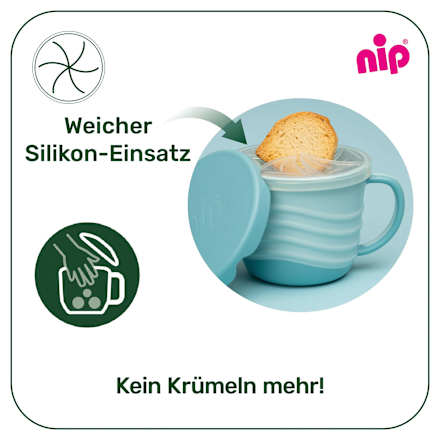 Snackbox 2in1 rosa/beige Nip