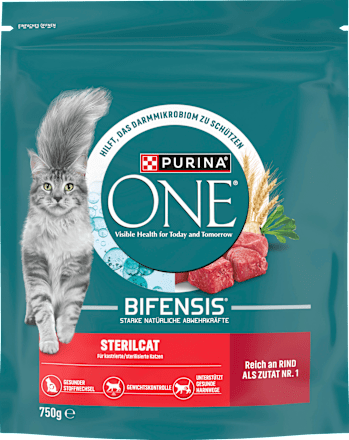 Trockenfutter Katze Bifensis Sterilcat Reich an Rind PURINA ONE