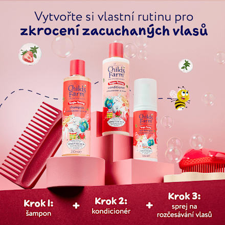 dětský šampon na vlasy jahoda & máta Childs Farm