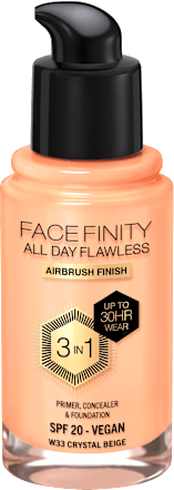 Facefinity 3u1 tekući puder – 33 Crystal Beige  MAX FACTOR