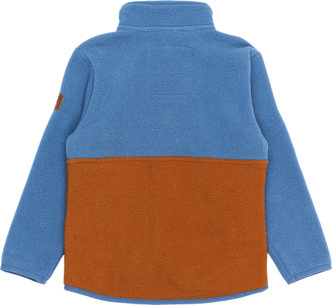 Fleecejacke, blau & braun, Gr. 122/128 Mikk-Line