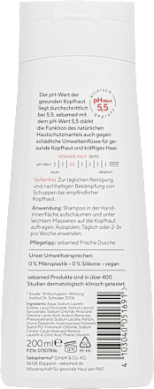 Shampoo Antischuppen Piroctone Olamine sebamed