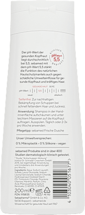Shampoo Antischuppen Plus Piroctone Olamine sebamed