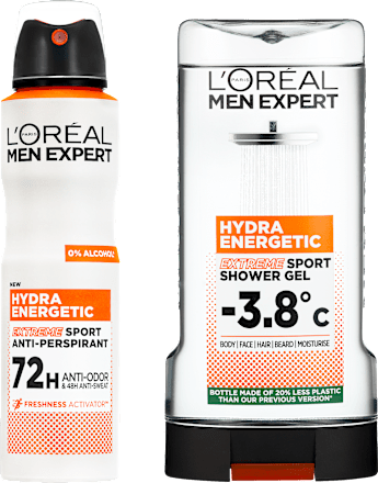 Darčekové balenie Hydra Energetic Extreme Sport  L'ORÉAL PARiS MEN EXPERT