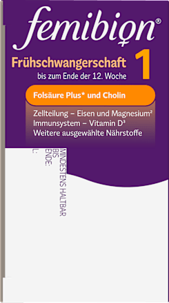 Femibion 1 Frühschwangerschaft Tabletten 56 St femibion