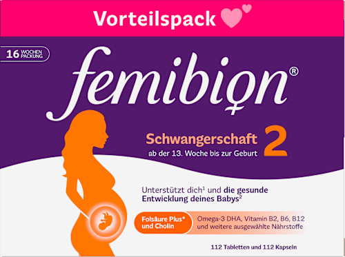 Femibion 2 Schwangerschaft, 112 Tabletten und 112 Kapseln  femibion
