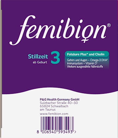 Femibion 3 Stillzeit, 112 Tabletten und 112 Kapseln femibion