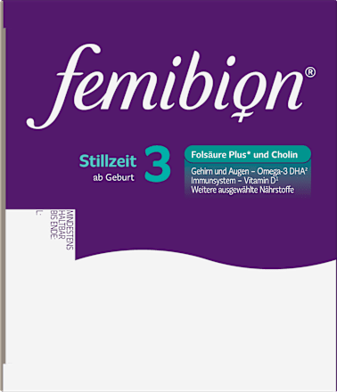 Femibion 3 Stillzeit, 112 Tabletten und 112 Kapseln femibion